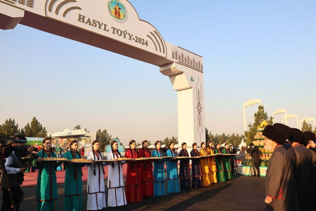 The Harvest Festival was solemnly celebrated in Turkmenistan