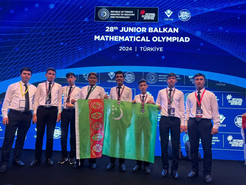 Türkmenistanly okuwçylar halkara matematika olimpiadasynda bäş medal gazandylar