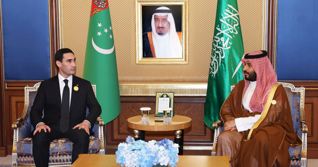 The President of Turkmenistan met with the Crown Prince of Saudi Arabia