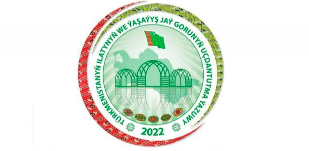 The logo and motto of the upcoming 2022 population and housing census of Turkmenistan has been selected