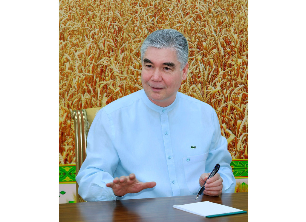 Председатель Халк Маслахаты Туркменистана посетил Рухабатский производственный комплекс по выпуску хлебопродуктов