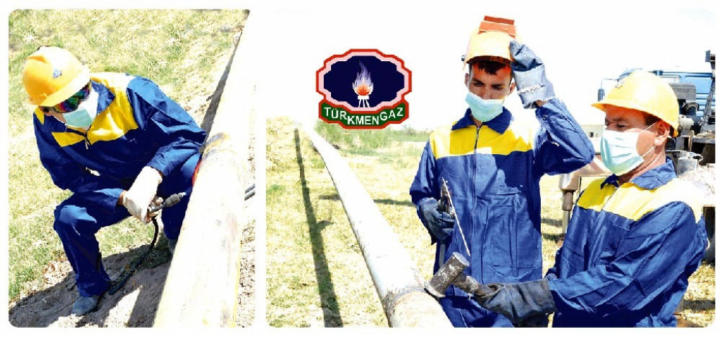 Construction of gas pipelines in Mary region is underway