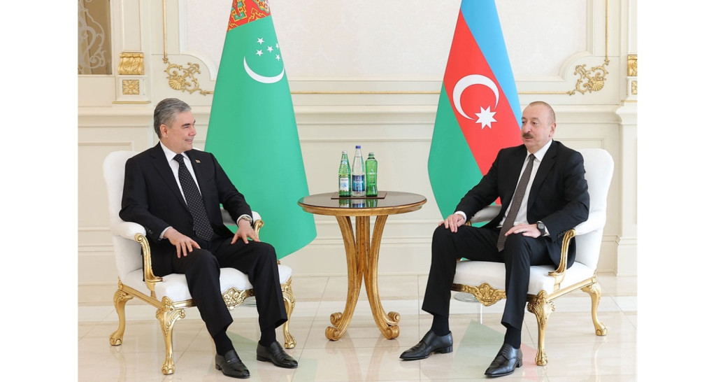 Türkmenistanyň Halk Maslahatynyň Başlygy Azerbaýjan Respublikasynyň prezidenti bilen duşuşdy